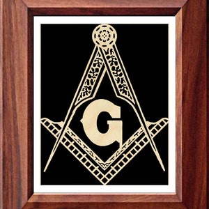 059 - Masonic Emblem - Scroll Saw Pattern (pdf)