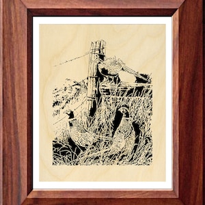 002mw  After The Harvest-Scroll Saw Pattern (pdf)-11x14&quot;