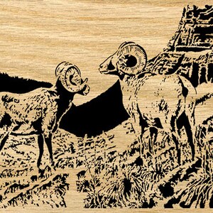 068mw - Mountain Sheep- Scroll Saw Pattern (pdf) - Etsy