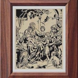 012mw - Bless The Children - Scroll Saw Pattern (pdf)