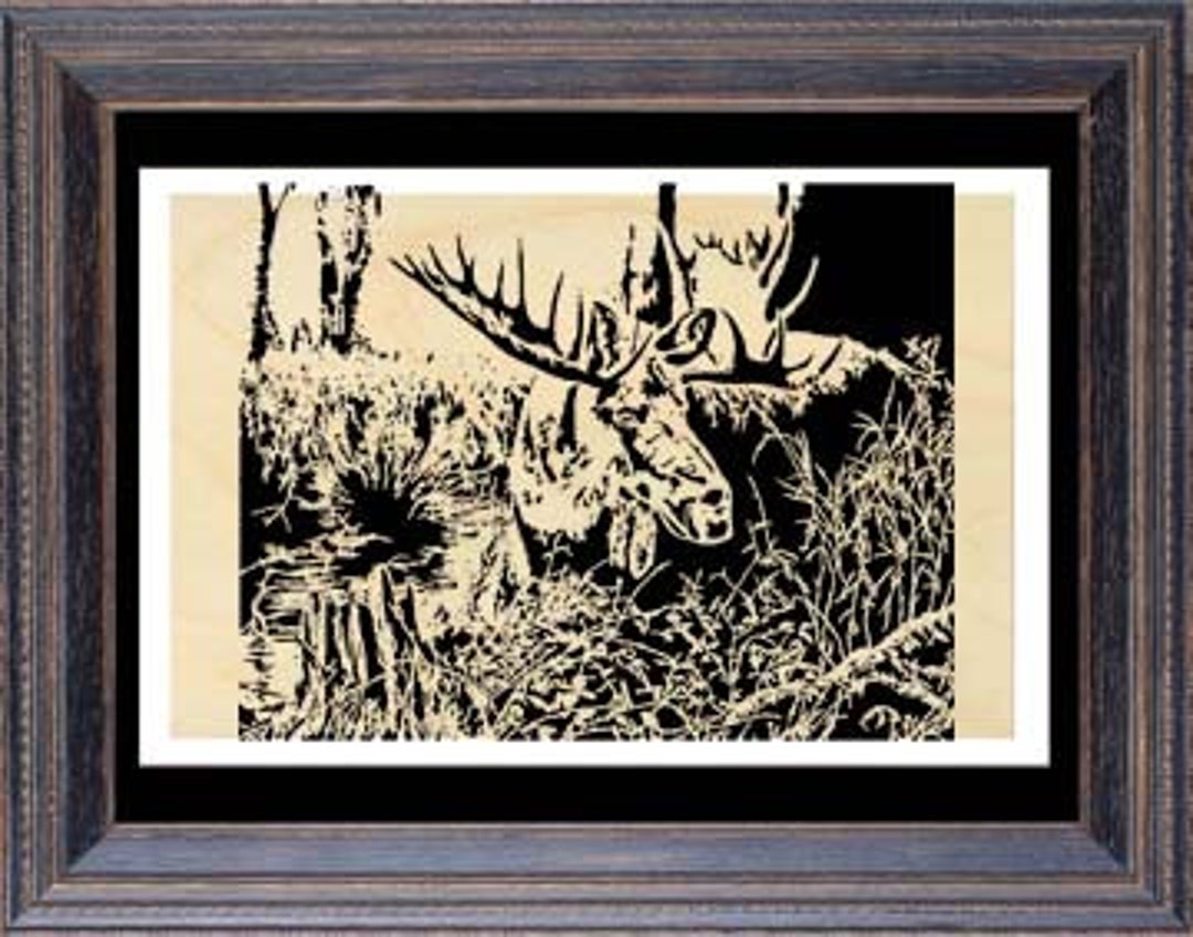 Buy 066mw moose Scroll Saw Pattern pdf Online in India Etsy