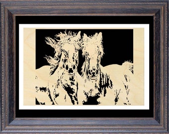 092mw - Running Free - Scroll Saw Pattern (pdf)