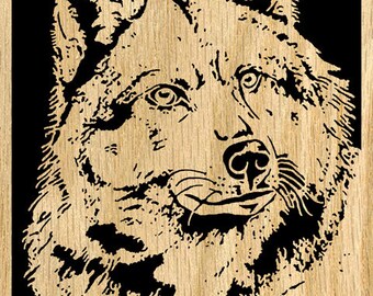 052mw - I Am Wolf - Scroll Saw Pattern (pdf)