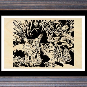 057 - Kitty - Scroll Saw Pattern (pdf)