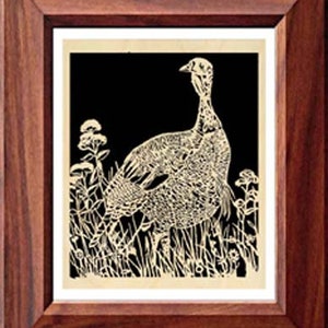045mw - Gobbler - Scroll Saw Pattern (pdf)