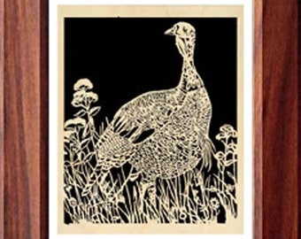 045mw - Gobbler - Scroll Saw Pattern (pdf)
