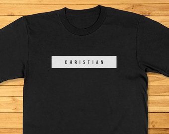 Proud Christian  Shirt | Christian Label Shirt | Christian Faith | Youth Pastor Gift | Pastor Appreciation Gift