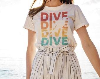 Scuba Diving T-Shirt | Scubadiving | Scuba Diver Gift | Scuba Couple | Deep Sea Diver Shirt | Scuba Dad | Scuba Mom Unisex Softstyle T-Shirt