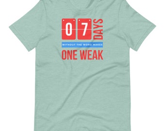 7 Days Without the Word Bible Shirt | Christian Shirt | Jesus Shirt | Bible Verse Shirt | Christian Shirt | Christian Gift