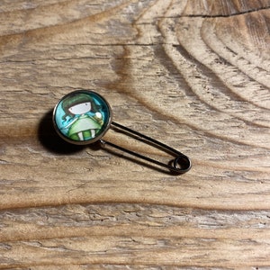 Brosche Kiltnadel Einzelstück Nadel Pin Vintage / Tuchnadel / Klammer / Sicherheitsnadel / Broschennadel