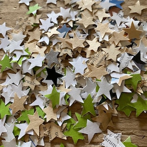 Nachhaltiges Konfetti "Sterne" / Fasching / Partybedarf / Feiern / Geburtstag / Scrapbooking