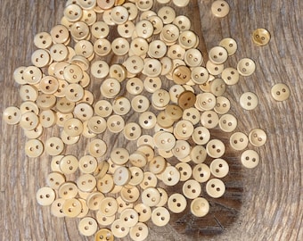 20 houten knopen knopen naturel 9 mm / knoop om aan te naaien / knutselen / naaien / ideaal voor poppenkleertjes