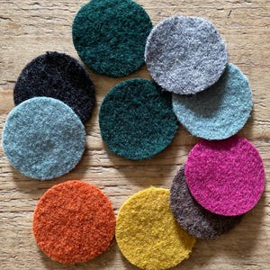 Flicken 1 Stück 5cm / Walkloden-Flicken zur Reparatur für Kleidung  / Walkflicken Walkloden / Applikation / Ellenbogenflicken / Woll Patches
