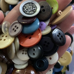 Buttons collection of vintage buttons for sewing on retro