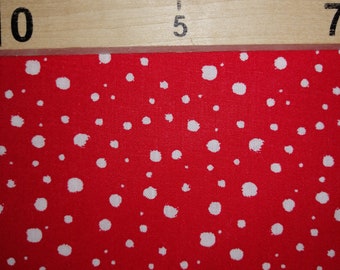 0.5 m cotton red/white / cotton fabric / fabrics
