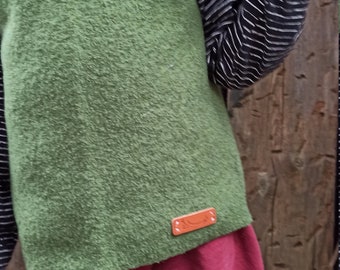 Gilet pull en laine (100% laine vierge) dans la taille souhaitée / différentes couleurs au choix