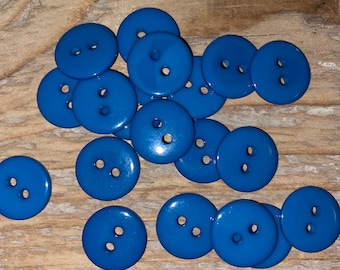 Round buttons / Blue button 15 mm