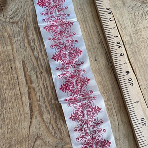 Vintage trim lace ribbon silk ribbon 8.5 meters at a time remaining piece