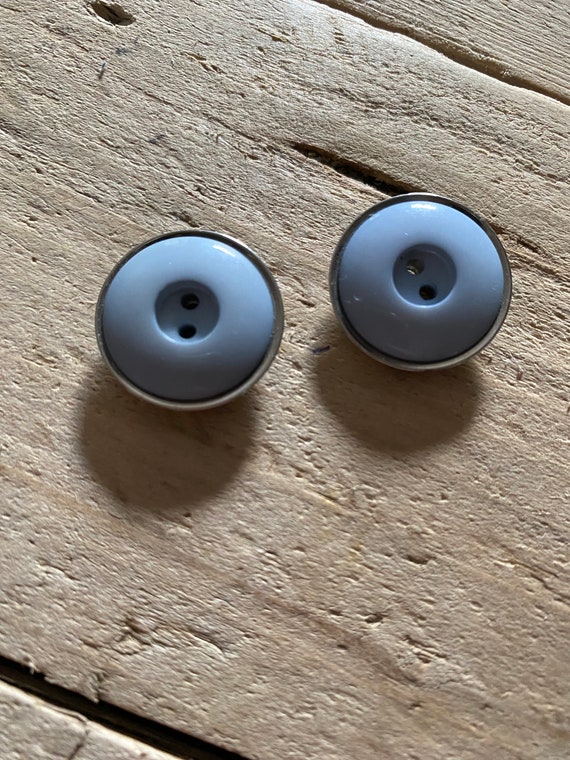 Lot De Boutons Vintage Verts - Diamètre 2 Cm, N°22, En Plastique, Occasion, Origine France