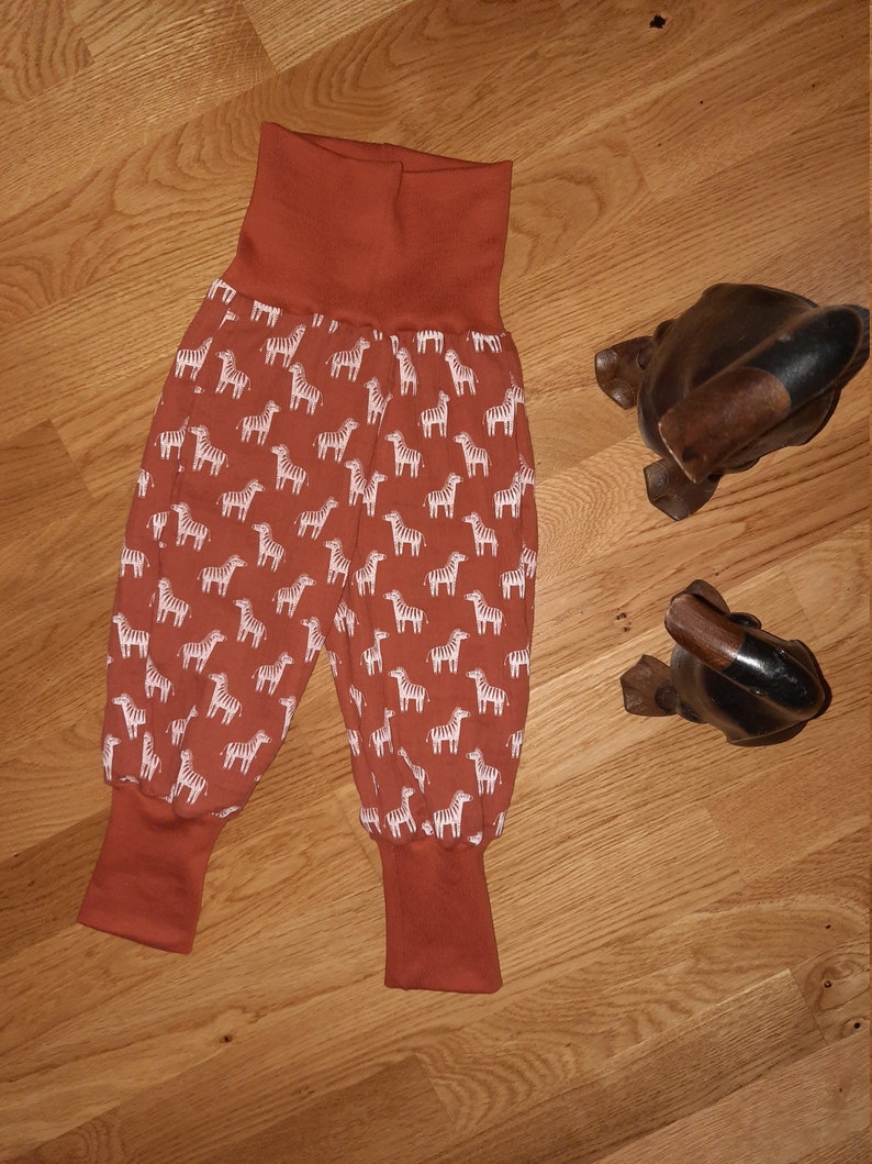 Pump pants Knickerbocker feel-good pants muslin pants rust-orange desired size 44 50 56 62 68 74 80 86 92 Muslin summer pants