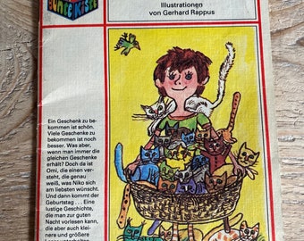 Altes Kinderbuch "Katervater Nikolaus" Altberliner Verlag Berlin 1982 DDR / Vintage Buch