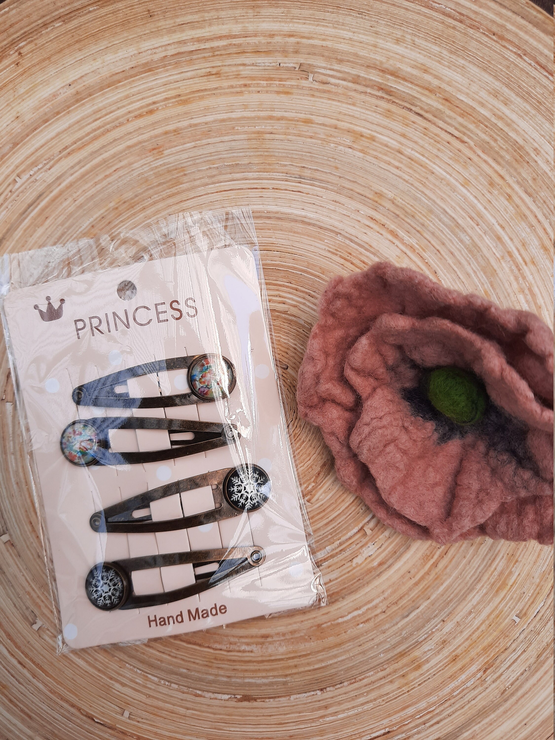 Set of 4 hair clips hair clips kids jewelry vintage flowers / Etsy