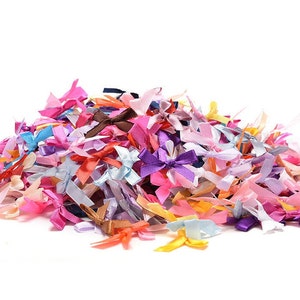 5/10/20 pezzi fiocchi di raso per cucito (3 cm) / merceria / bigiotteria / fiocchi / decorazione