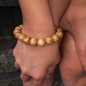 6 Bunte Holzperlen-Armbänder Für Kinder – Elastisch, Ca. 16 Cm | Bunte Partyspielzeug-Armbänder