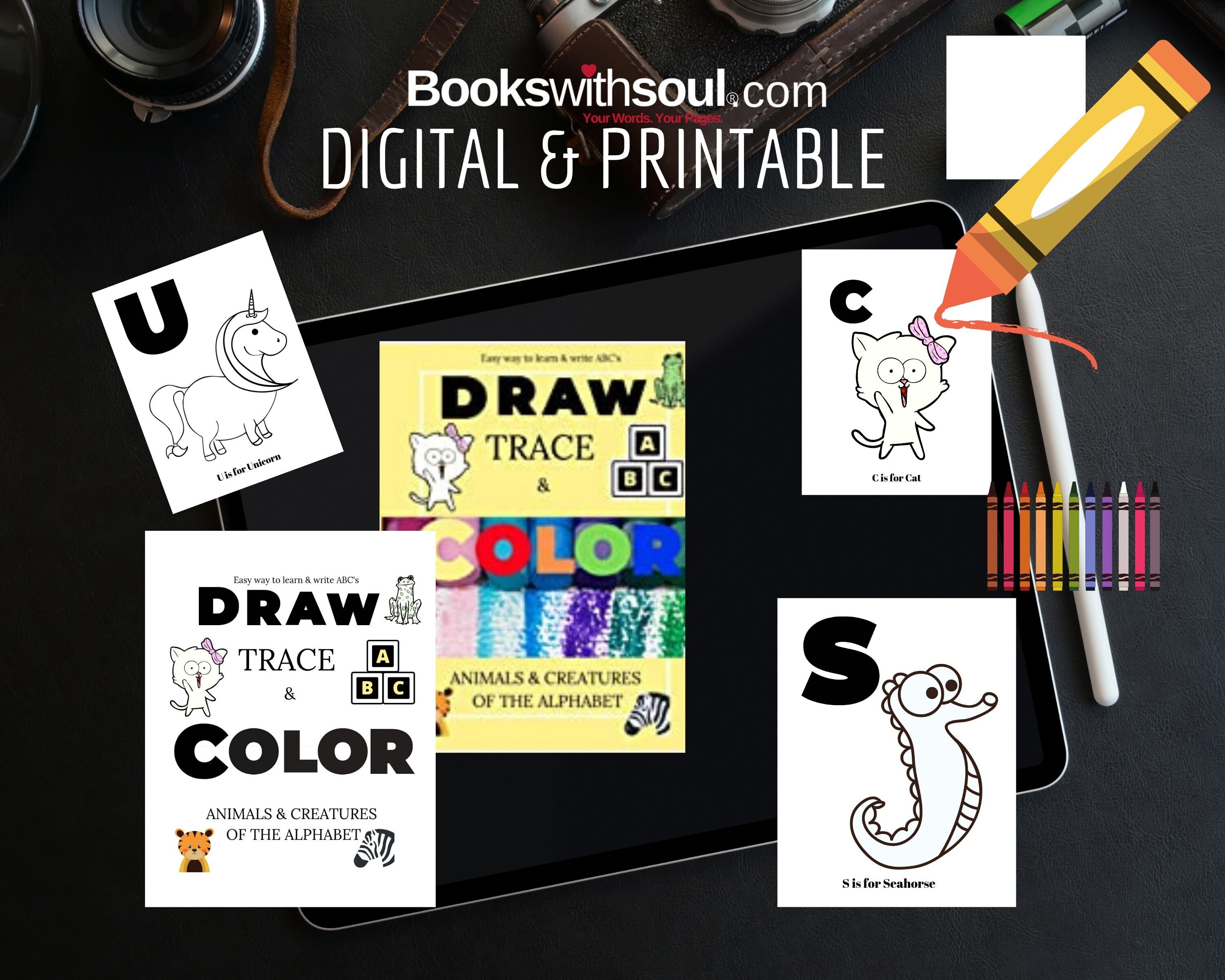 Printable Alphabet Coloring Pages or Insert This Into Microsoft Onenote ...