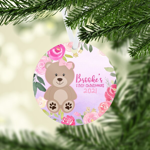 Teddy Bear Ornament Etsy