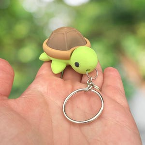 Turtle clicker keychain, cute turtle gifts, 3D printed turtle keychain, clickable keychain, 3D clicker, cute turtle clicker, fidget keychain