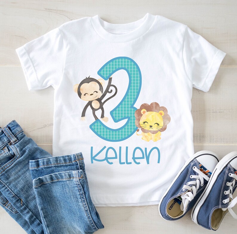 safari birthday shirt personalized birthday shirt girl zoo birthday party bodysuit safari 1st birthday zoo birthday shirt Zoo birthday
