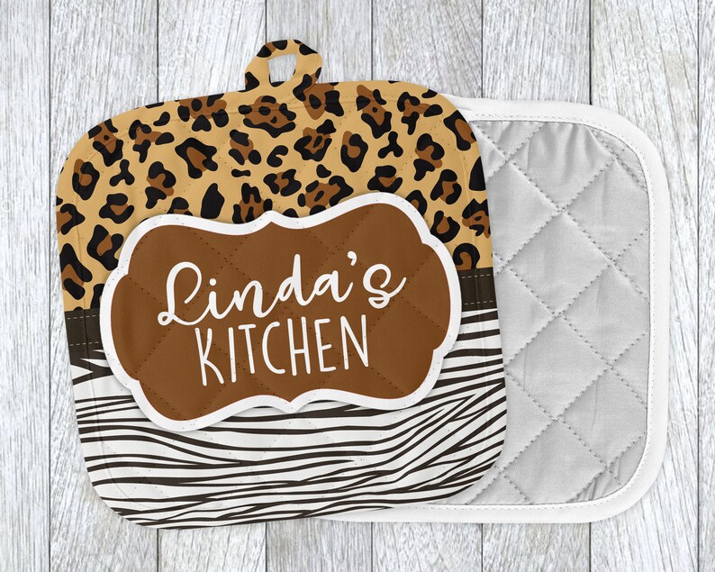 Animal print gifts leopard print gifts kitchen gifts Etsy