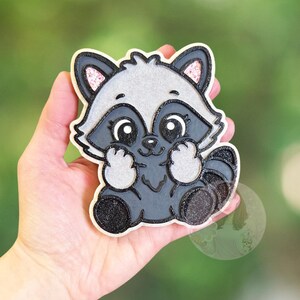 Raccoon freshie, raccoon air freshener for car