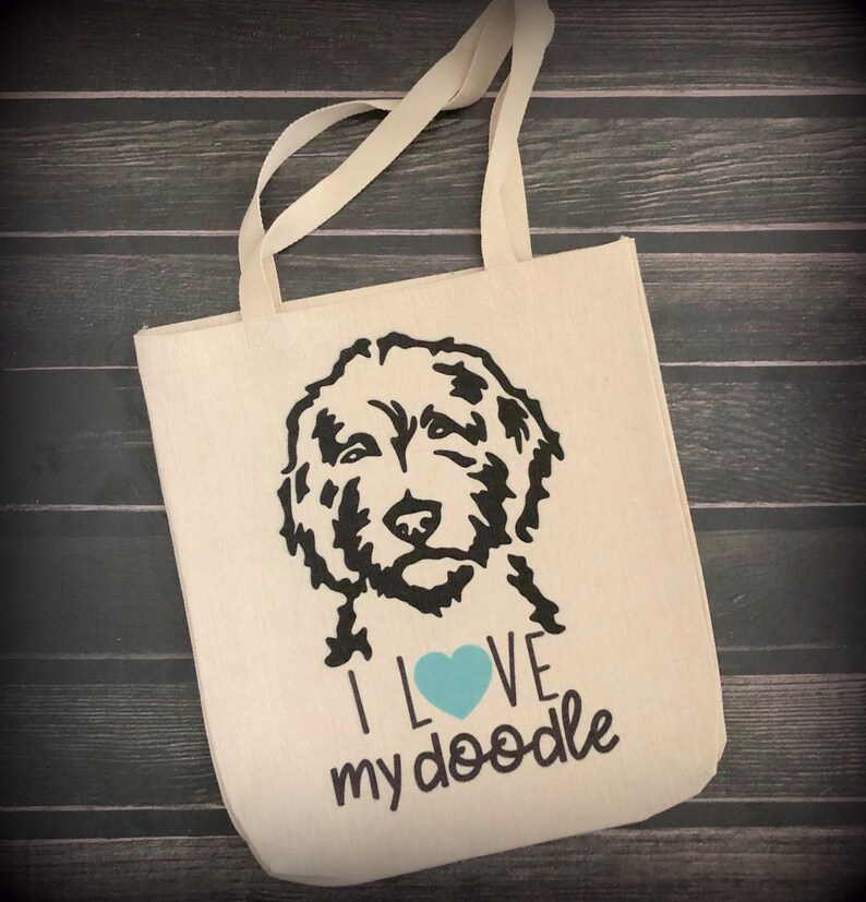 Dog Tote Bag Personalized Dog Tote Bag Canvas Tote Bag Etsy