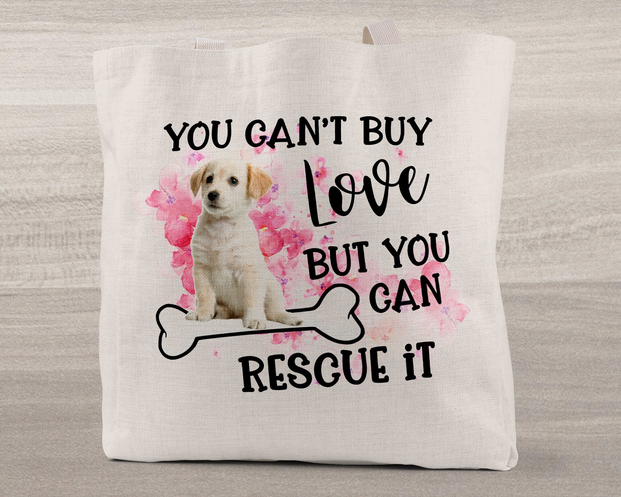 Dog rescue tote bag rescue gift animal rescue animal rescue Etsy