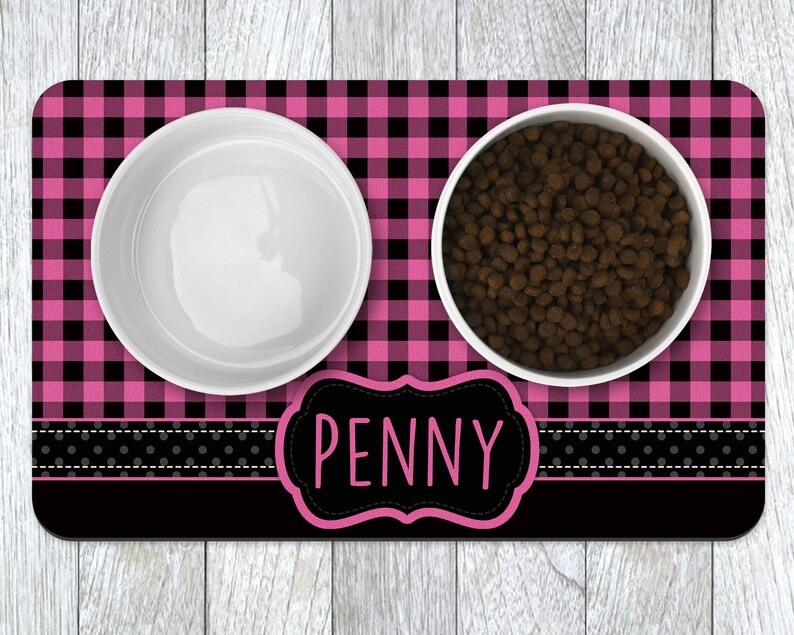 Pet Mat Personalized Pet Placemat Pet Mat for Food and Etsy