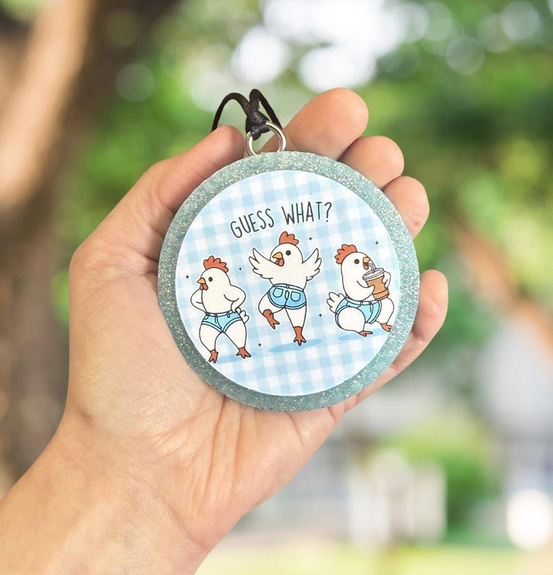 Guess What Chicken Butt Freshie, Funny Car Air Freshener, Choose Your ...