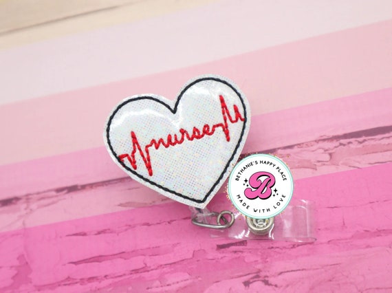 Nurse Heart Badge Reel Nurse Badge Reel Gift for Nurse Nurse Badge
