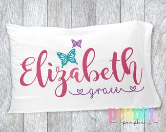 butterfly pillowcase