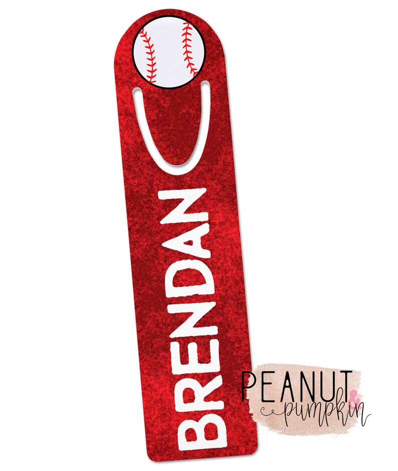Bookmarks for Kids Boys Bookmark Baseball Bookmark Baseball Etsy