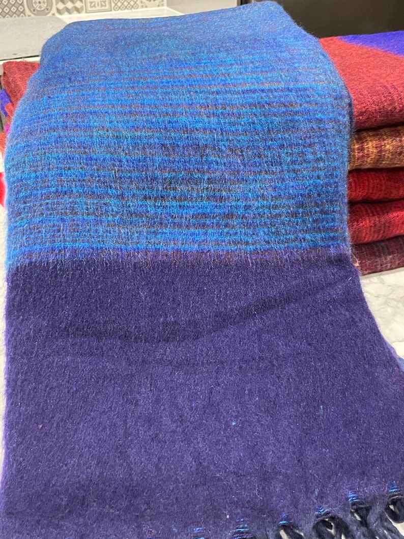 Tibetian Thick Yak Wool Reversible Blanket Handmade Yoga Etsy UK