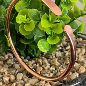 Copper Healing Bracelet Hammered Overlap Copper Cuff Bangle Handmade in Nepal Ideal for Gift image 7