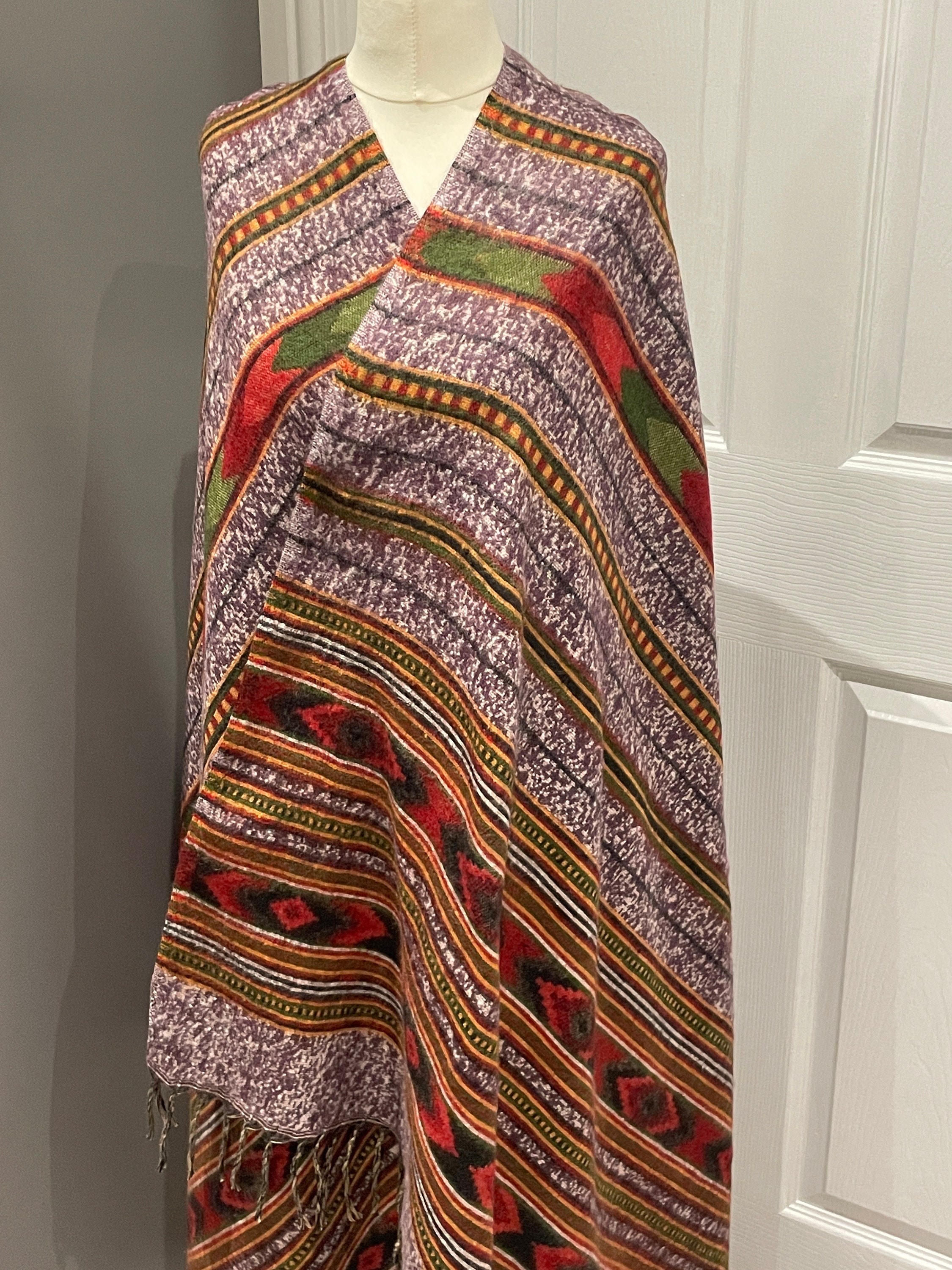 Yak Wool Shawl Handmade in Nepal Shawl and Wrap Wool Etsy UK