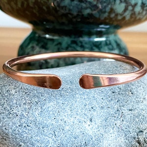 Copper Healing Bracelet Hammered Overlap Copper Cuff Bangle Handmade in Nepal Ideal for Gift image 6