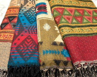 その他 visvim NATIVE BLANKET JACQUARD SHAWL Jacquard Woven Blanket | Dissertation | visvim