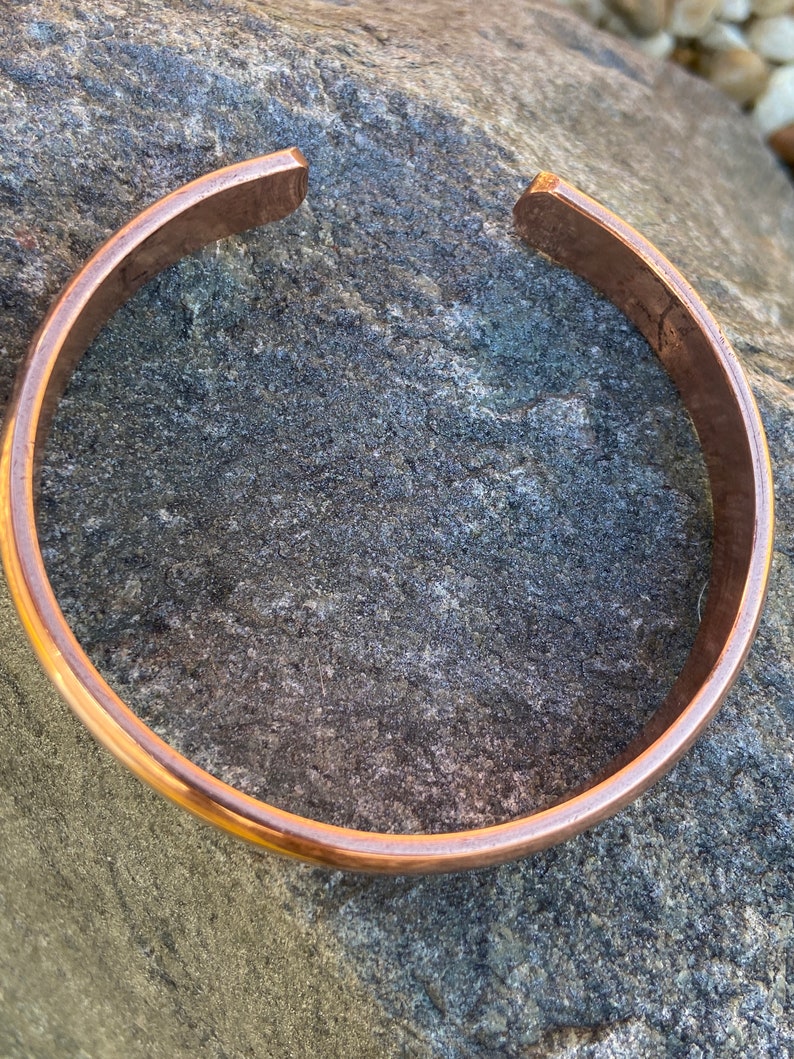 Pure Copper Bracelet Healing Bracelet Copper Cuff Bangle Handmade in Nepal Ideal for Gift image 4