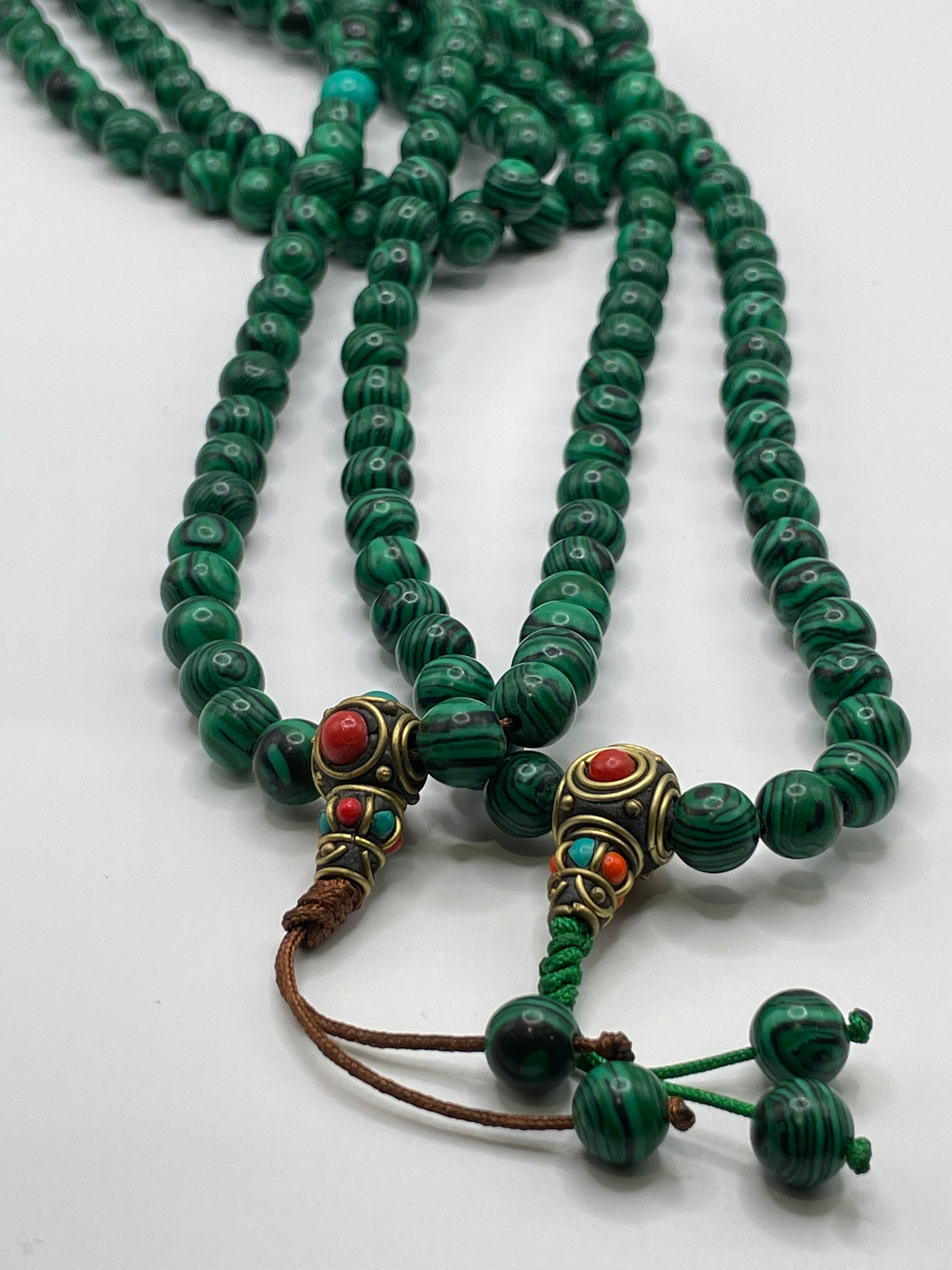 Buddista Tibetano 108 Perline Collana Mala, Buddha Yoga Rosario