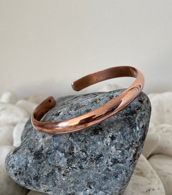 Pure Copper Healing Bracelet Women Copper Cuff Bangle Gift for Her Handmade  in Nepal 