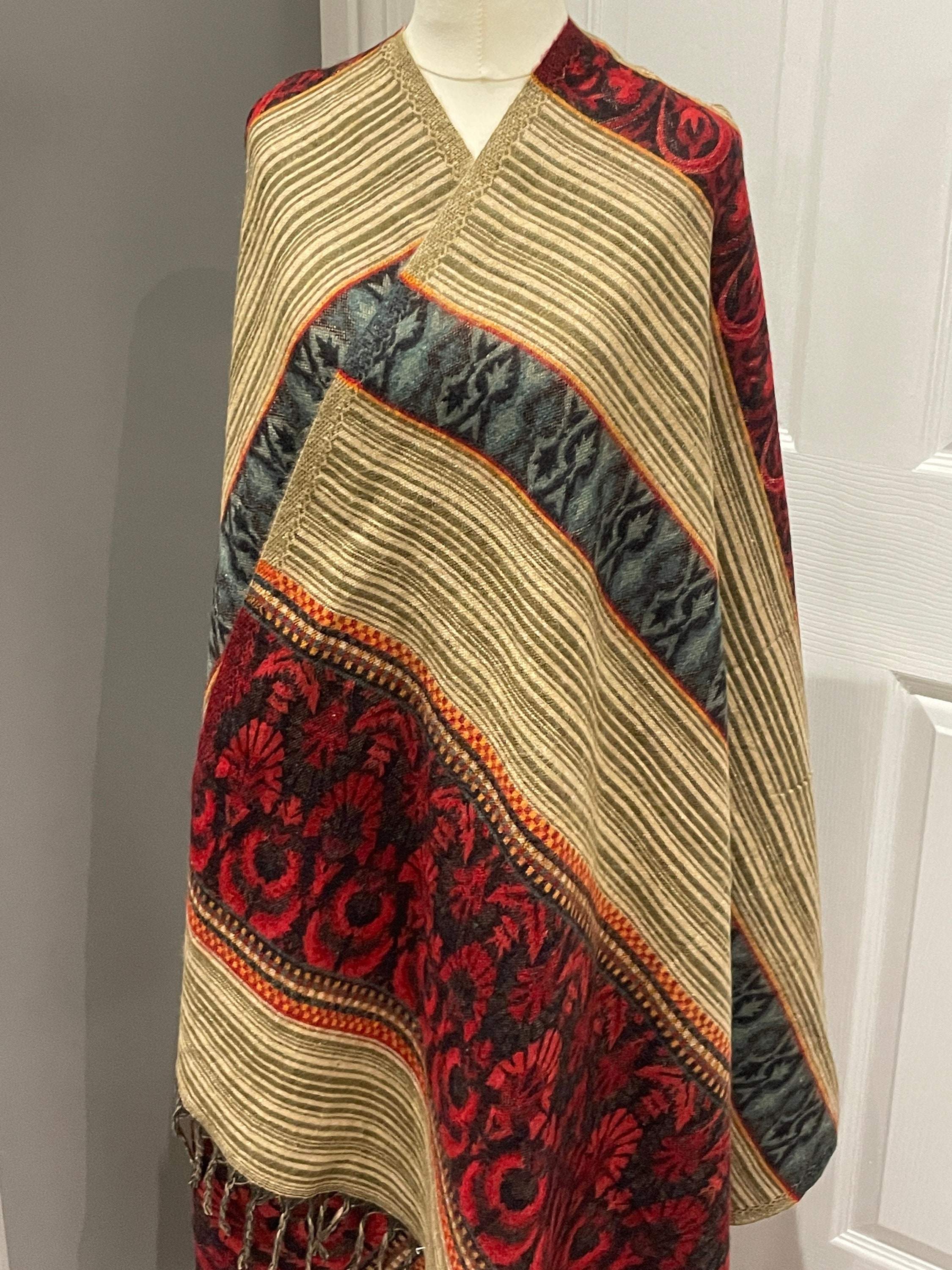 Yak Wool Shawl | Handmade in Nepal | Shawl and Wrap | Wool Yak Wool Shawl | Handmade in Nepal | Shawl and Wrap | Wool